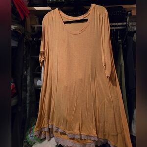 Women's Top with Lace Trim